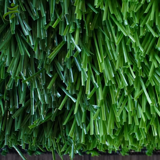 50 mm Sport-Fußball, künstlich, natürlich, echt aussehend, ungiftig, gemischte Farben, hochwertig, kostengünstig, leicht zu reinigen, beliebter gestreifter Kunstrasen